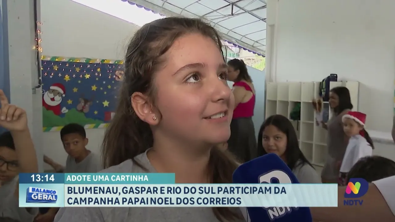 Campanha Papai Noel dos Correios inicia período de adoção de cartinhas em Santa Catarina