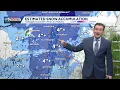 Tracking a snowy Tuesday morning commute in Vermont New York 11-11-25