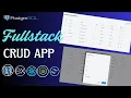 Build a CRUD App Using PostgreSQL Express JS React JS Node JS PERN Stack
