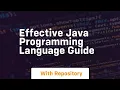 effective java programming language guide
