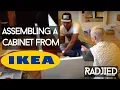 STORYTIME - YOUNG COUPLE ASSEMBLING A CABINET FROM IKEA Timelapse