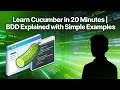 Learn Cucumber in 20 Minutes BDD Explained with Simple Examples Java Selenium