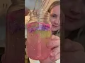 POV making a glitter jar gift - meditation jar
