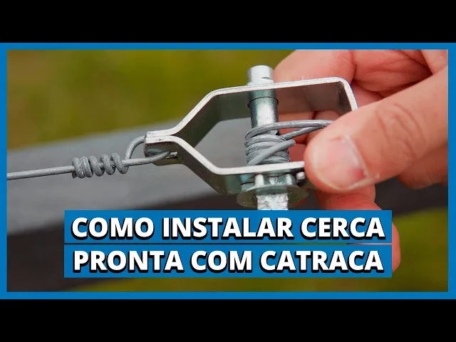 Vídeo do produto - Como instalar Cerca Pronta com Catraca