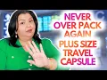 Plus Size Travel Capsule Wardrobe NEVER OVER PACK AGAIN