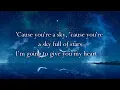 Coldplay - A Sky Full of Stars (Lyrics)