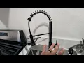 Glacier Bay Paulina Single Handle Spring Neck Pull Down Sprayer Kitchen Faucet Review