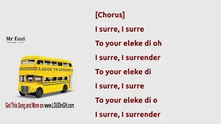 Mr Eazi Ft Simi Surrender Official Lyric Video 