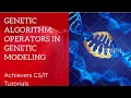 Operators in Genetic Modeling