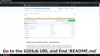 Performance Statistics Java Library - Code example