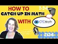 How To Catch Up In Math With CTCMath Custom Curriculum Walkthrough With Me