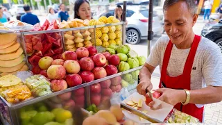 Thai Fruit Cutting Skills - Fruit Cutting Skills 