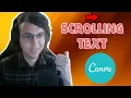How To Create Scrolling Text in Canva Easy Way