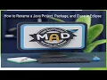 How to Rename a Java Project Package and Class in Eclipse MAD Software Testing Academy