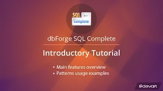 Intellisense SQL Formatting Code Refactoring in SSMS - SQL Complete Tutorial