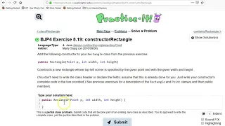 Building Java Programs Exercise 8 19 constructorRectangle