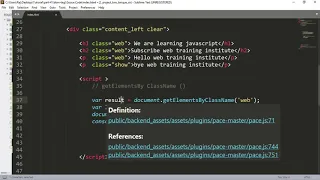 Javascript Bangla Tutorial Part-42 2019 document getElementsByClassName in JavaScript