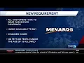 Menards requires customers to wear face masks