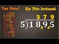 Math Hack Long Division Made Super Easy Do It in Your Head