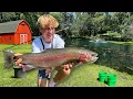 This Trout Farm is LOADED with Fish Every Cast