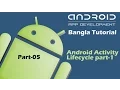 Android Activity Lifecycle Part-1 Bangla Tutorial