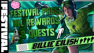 Download FORTNITE FESTIVAL SEASON 3: BILLIE EILISH - Festival Pass, All Rewards \u0026 Quests! MP3