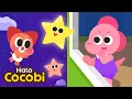 Kelap Kelip Bintang Kecil⭐Twinkle Twinkle Little Star Nursery Rhyme | Lagu Anak | Halo Cocobi