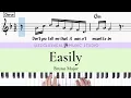Download Lagu Easily - Bruno Major | Piano Tutorial (EASY) | WITH Music Sheet | JCMS