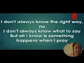 DOE - When I Pray VIDEO + LYRICS #WhenIPray #ChristianMusic
