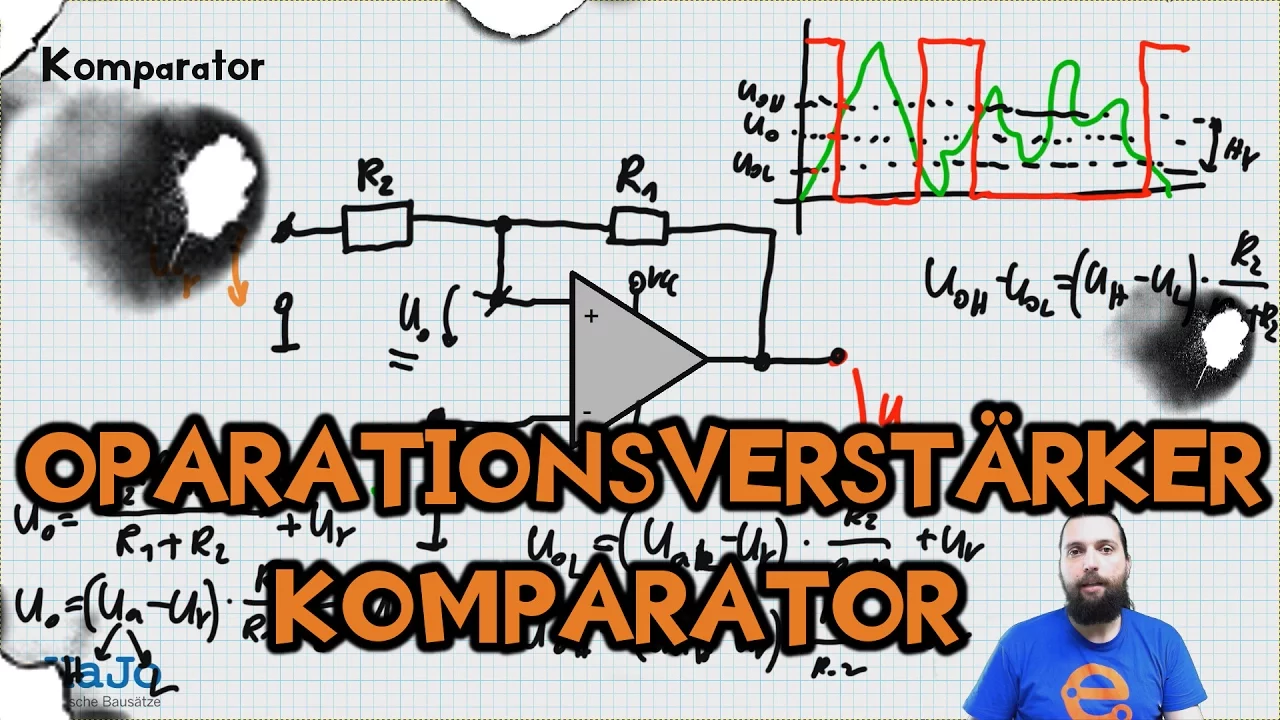 💡 TUTORIAL OPV Komparator + Hysterese 🎛 | Let's play electronic #037