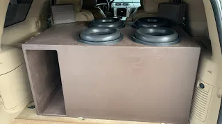 4 Sundown X 12 inch Subwoofers on 8000 Watts