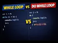 JavaScript While vs Do While Loop Explained Beginner Tutorial