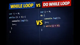 JavaScript While vs Do While Loop Explained Beginner Tutorial