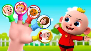 Finger Family Song 👆 The Ultimate Nursery Rhyme for Kids | Police Cartoon for Kids