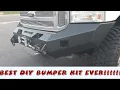 Build your own Move Bumper with winch I show how to build a low cost F350 winch bumper