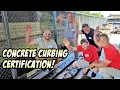 The Benefits Of Concrete Curbing Installation Training Certification