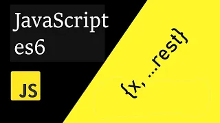JavaScript ES6 Destructuring and Rest Operator Objects Array