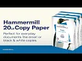 REVIEW HAMMERMILL PRINTER 20 LB COPY PAPER 8 5 X 11 - 8 4 000 SHEETS 92 BRIGHT MADE IN THE USA