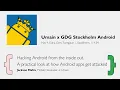 Hacking Android from the Inside Out Jackson Mafra