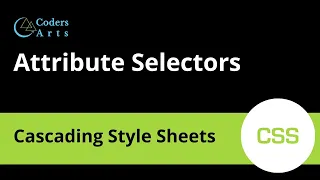 33 Attribute Selectors CSS Tutorial For Beginners