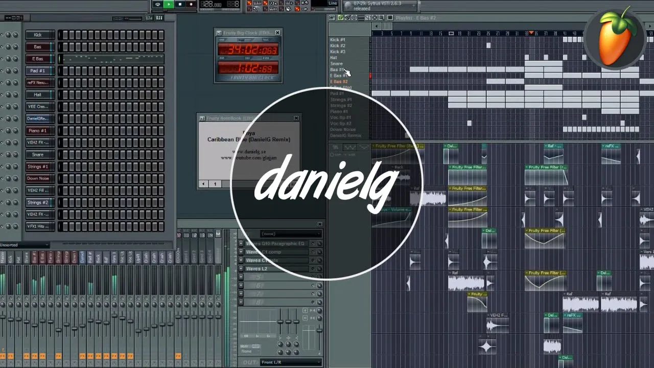 Enya - Caribbean Blue (DanielG Remix) | FL Studio