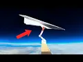 I Dropped a Paper Airplane from Space