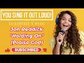 Jon Reddick "Holding On Praise God" (Christian Karaoke)