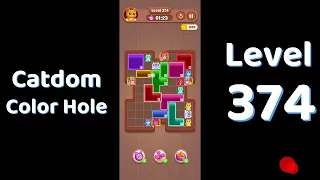 Catdom Color Hole Level 374 Screenshot