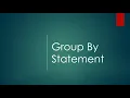 Group By Clause in SQL Explained with Aggregate functions