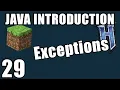 Java Exceptions Java Introduction for Minecraft Modding
