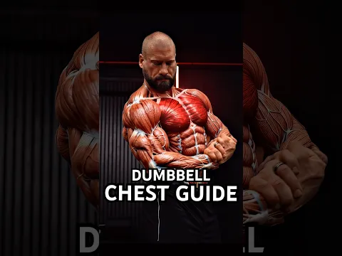 How to grow your Chest w/ Dumbbells ONLY 🔥