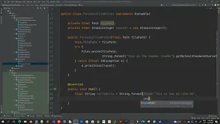 35 - Implement UNIX tail command in Java