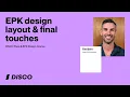 Design the DISCO Album Page to finish the EPK