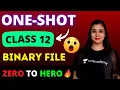 Computer Science Binary File All operations of Binary file in One Class Class 12 Lovejeet Arora